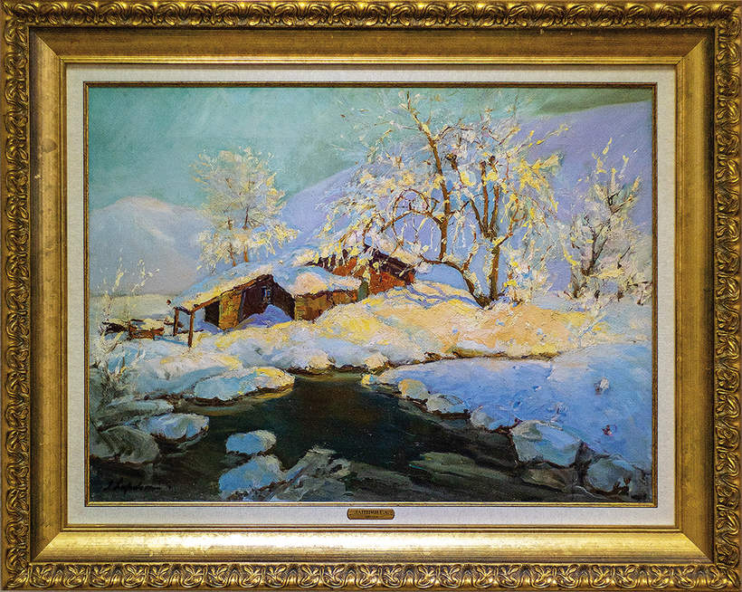 «Зима в Альпах», 1930–1940 гг. Холст, масло