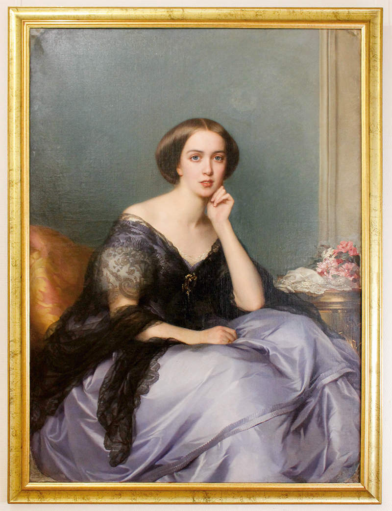 Л. Февр-Дюффе. Портрет княгини Софьи Александовны Шаховской. 1858. Холст, масло