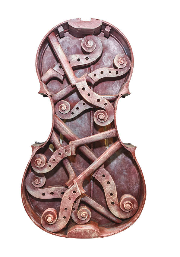 ГРИФЫ (Ассамбляж). 2015. 80х40.