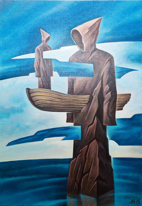 ОСТРОВ. 2016. Холст, акрил. 100х70.