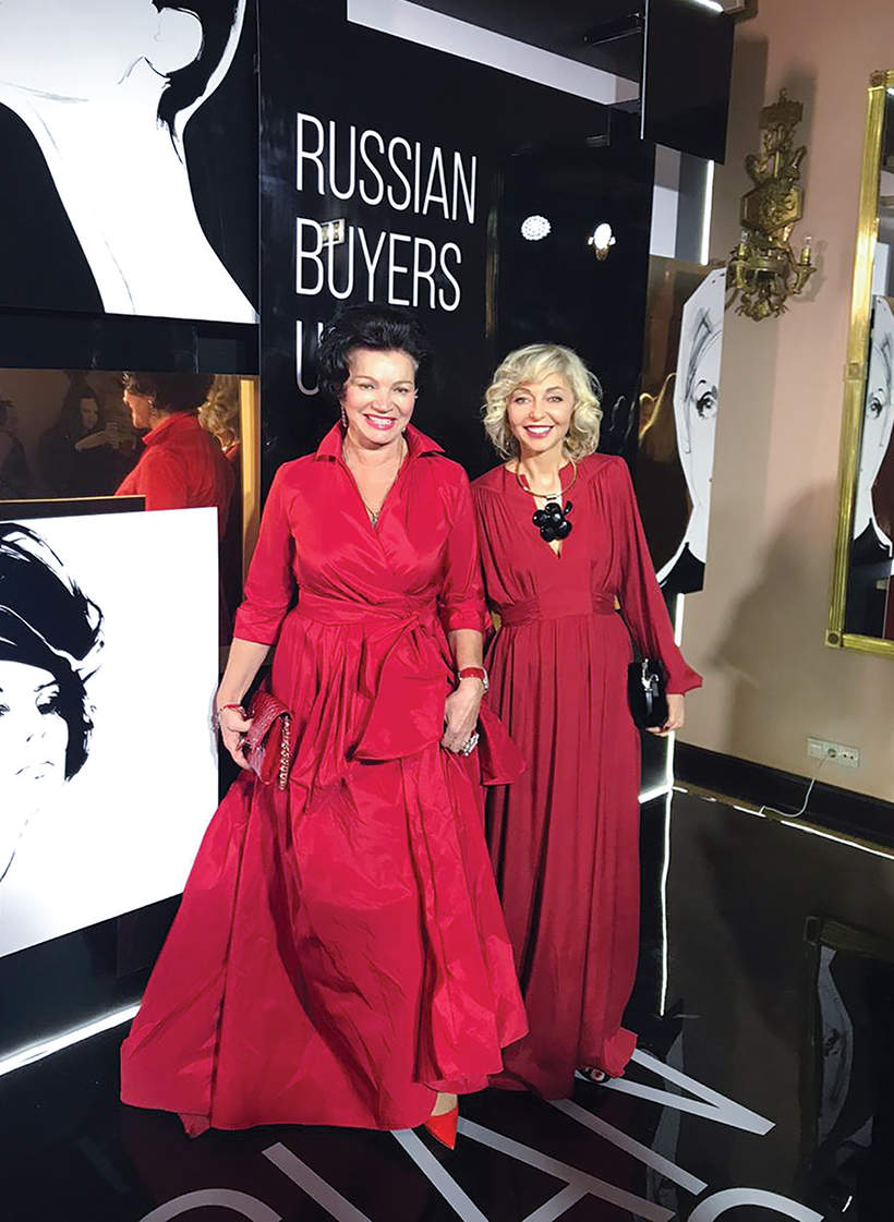 Надежда Филиппова (основательница и владелица бутиков Nadine&Flamingo) и Елена Бугранова 