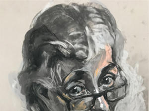 «Портрет Лидии Прозоровой» Бумага, пастель. 40 х 30. 2019