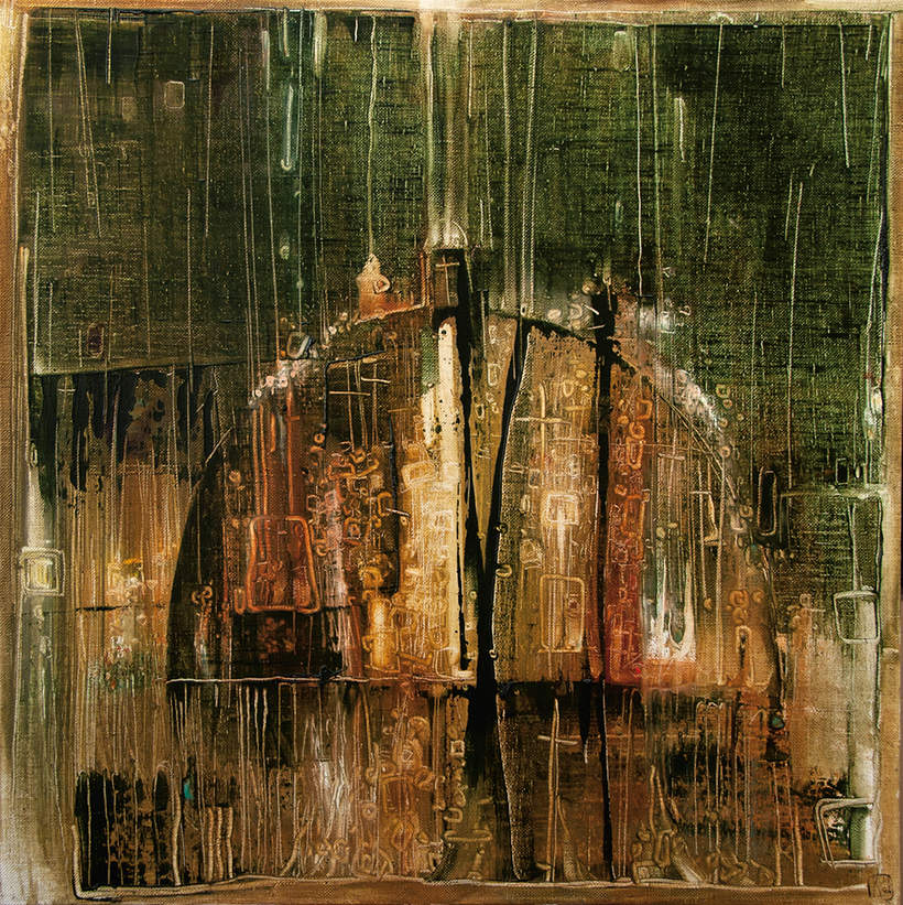 Под куполом. 1997 г. Холст, масло
