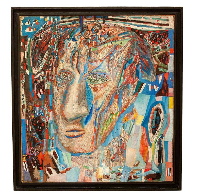Живая голова, 1923. Холст, масло.