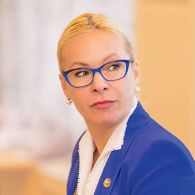 Анна Терешкова, глава Департамента культуры, спорта и молодёжной политики мэрии Новосибирска