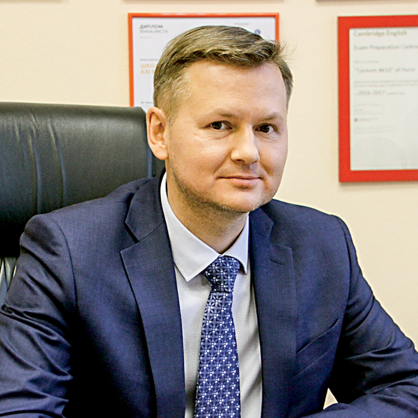 Андрей Ивенских, директор будущей школы в Новосибирске